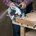 Ver imagem 4 de Serra Circular 185mm Industrial 1200w Adaptável Coletor Pó Guia Reta Lâmina Chave Hs7600 127v