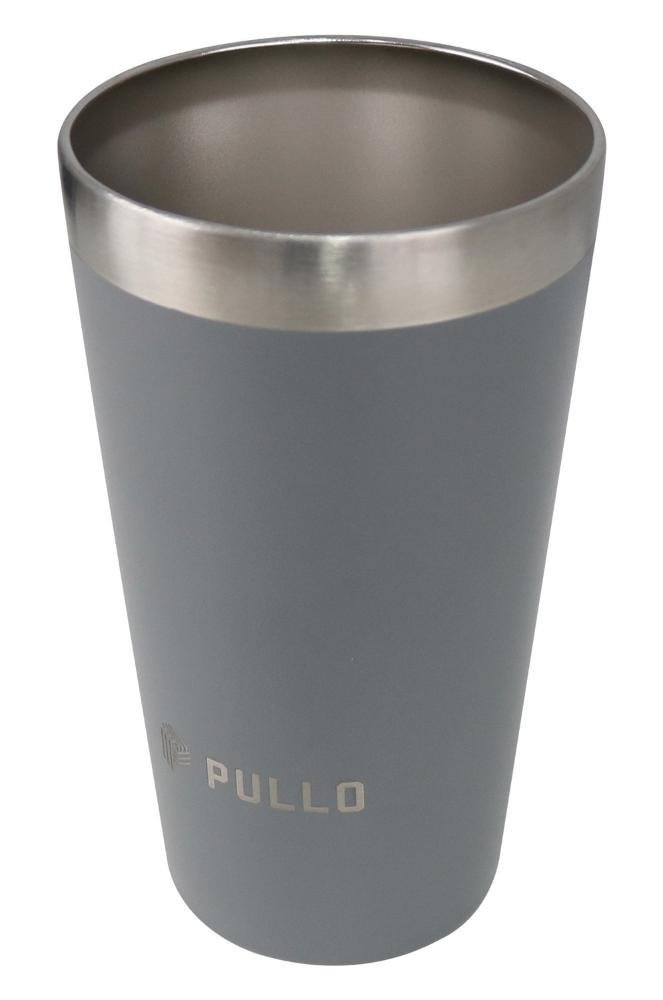 Copo Térmico Pullo Fun 480ml Cinza, Cor: Cinza - 3