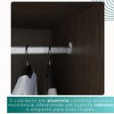 Ver imagem 5 de Guarda-roupa Casal 6 Portas 3 Gavetas Espanha - Mais Móveis Cor New Canion/off-white