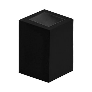 LUMINÁRIA PAREDE BALIZA 2 VISORES QUADRADO G9 PRETO - 1475 PT