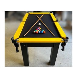 Mesa de Sinuca/snooker/bilhar com Kit Impar Sports - Amarela - 5