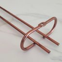 Ver imagem 7 de 3 Suportes Taças Rose Gold 25cm Adega Organizador Suspenso