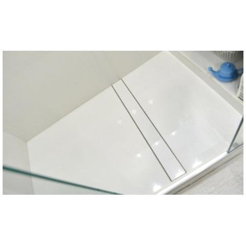 Ralo Linear Tampa Oculta Eco Inox 100X7,5 - Pretty Jet - 1