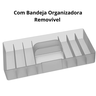 Maleta Organizadora para Medicamentos, Maquiagem ou Odontológica Cristal com Acessórios Preto - 4