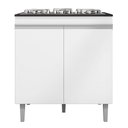 Ver imagem 4 de Balcão Gabinete Pia 100cm e Armário para Cooktop Branco