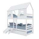 Ver imagem 2 de Treliche Casinha Encantada com Kit Escada/ Escorregador Madeira Maciça Branco Megamobilia