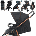Ver imagem 3 de Carrinho de Bebe para Passeio Berço Burigotto Lui Preto Cobre