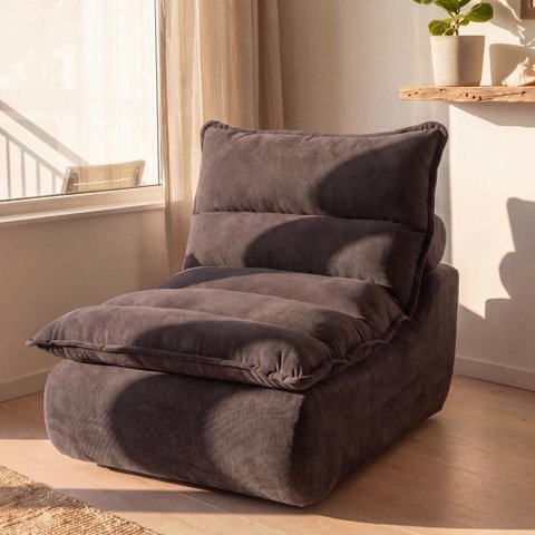 Poltrona Reclinável Kappesberg 90cm Boucle Marrom