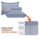 Ver imagem 7 de Jogo de Cama Queen Duplo 4 Peças Sultan Sonhare Bronze Milão