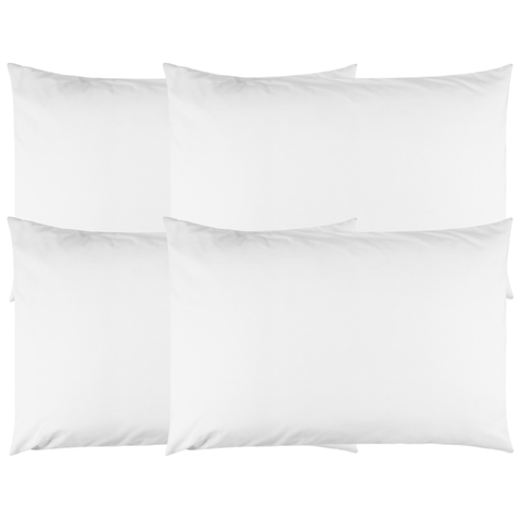 Kit 4 Travesseiros Filtro Dos Sonhos Fibra de Silicone Antialérgica com 4 Fronhas 100% Algodão