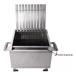 Churrasqueira Mini Parrilla Argentina Inox - 4