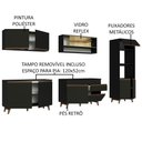 Ver imagem 5 de Armário de Cozinha Completa 310cm Preto Reims Madesa 02