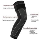 Ver imagem 3 de Meia Térmica 3/4 Esporte Corrida Tensor Perna Coxa Panturrilha Articulada Ci