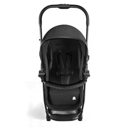 Carrinho de bebê Passeio Beyond 2 em 1 Assento Moisés 0-15kg Preto com Cinza Multikids Baby - - 12