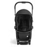 Carrinho de bebê Passeio Beyond 2 em 1 Assento Moisés 0-15kg Preto com Cinza Multikids Baby - - 12