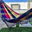 Ver imagem 2 de Rede Grande De Dormir Para Casal King 4,70m Várias Cores:Colorida