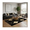 Ver imagem 1 de Tapete para Sala Soft Delicate 300x400 1117 Preto Creme