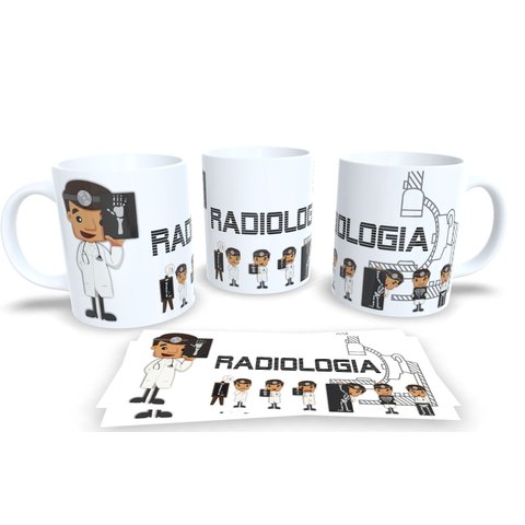 Orgulho da Profissão Caneca Exclusiva para Radiologia