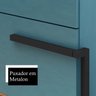 Gabinete para Banheiro com Cuba Preta 03 Gavetas e Espelheira 100cm Viso Azul Móveis Bosi - 6