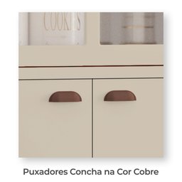 Cozinha Modulada Completa Júlia 100% Mdf Tuboarte com 2 Balcões Independentes e 11 Portas - 6