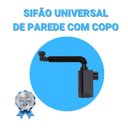 Ver imagem 2 de Sifão Universal de Parede com Copo