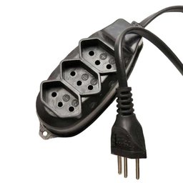 Extensão Elétrica Multipla Bright 2metros 3 Pinos 2p+t Fl006 - 5