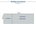 Ver imagem 7 de Cozinha Modulada 3 Peças com Tampo com Cristaleira Marselha CabeCasa MadeiraOriginals