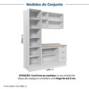 Ver imagem 5 de Cozinha Modulada 3 Peças com Tampo com Cristaleira Marselha CabeCasa MadeiraOriginals