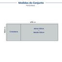 Ver imagem 7 de Cozinha Planejada 3 Peças com Tampo com Cristaleira Marselha CabeCasa MadeiraOriginals Branco