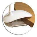 Ver imagem 7 de Luminária de Mesa Clip Branco Led Touch Dimerizável Bivolt 2w Branco Quente