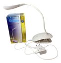 Ver mais imagens de Luminária de Mesa Clip Branco Led Touch Dimerizável Bivolt 2w Branco Quente