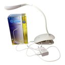 Ver mais imagens de Luminária de Mesa Clip Branco Led Touch Dimerizável Bivolt 2w Branco Quente