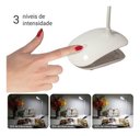Ver imagem 2 de Luminária de Mesa Clip Branco Led Touch Dimerizável Bivolt 2w Branco Quente