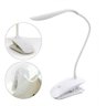 Luminária De Mesa Clip Branco Led Touch Dimerizável Bivolt 2W Branco Quente - 3