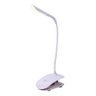 Luminária De Mesa Clip Branco Led Touch Dimerizável Bivolt 2W Branco Quente - 6