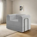 Ver imagem 1 de Kit Duas Poltronas Monaco Decorativa Escritorio Sala de Espera Cinza