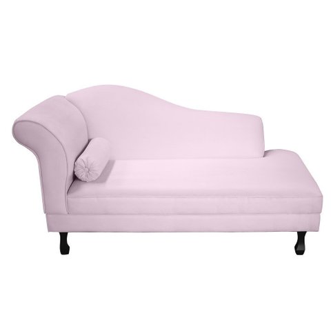 Recamier Divã Dubai 185 Cm Braço Direito Rosa Claro