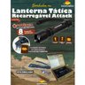 Lanterna  Attack Guepardo 140 lumens Bateria 3200mAh Recarregável e Carregador Preta - 4