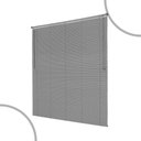 Ver imagem 1 de Persiana Horizontal de Pvc- 1,40x1,30m Cortina Off Blackout Chumbo