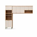 Ver imagem 2 de Cozinha Modulada Selene 8 Portas Jequitiba Linea