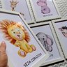 Quadros safari animais para quarto infantil com frases:Kit 1 Branco - 2