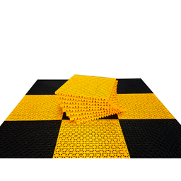 Piso Modular Automotivo Garagem Amarelo (01 M2) - 2