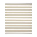 Ver imagem 1 de Persiana Rolo Zebra Bando 1,80 X 2,20 Double Vision Bege Mescla
