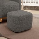 Ver imagem 2 de Puff Decorativo Orgânico para Sala Quarto Saori W01 Linho Mescla Chumbo - Lyam Decor
