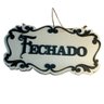 Placa Decorativa Mdf 3mm “fechado/aberto” Corte a Laser para Portas e Paredes Branco - 8