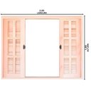 Ver imagem 5 de Janela de Correr 6 Folhas Veneziana de Madeira Eucalipto Reto Batentes de 14 cm - 2.00 L X 1.00 a