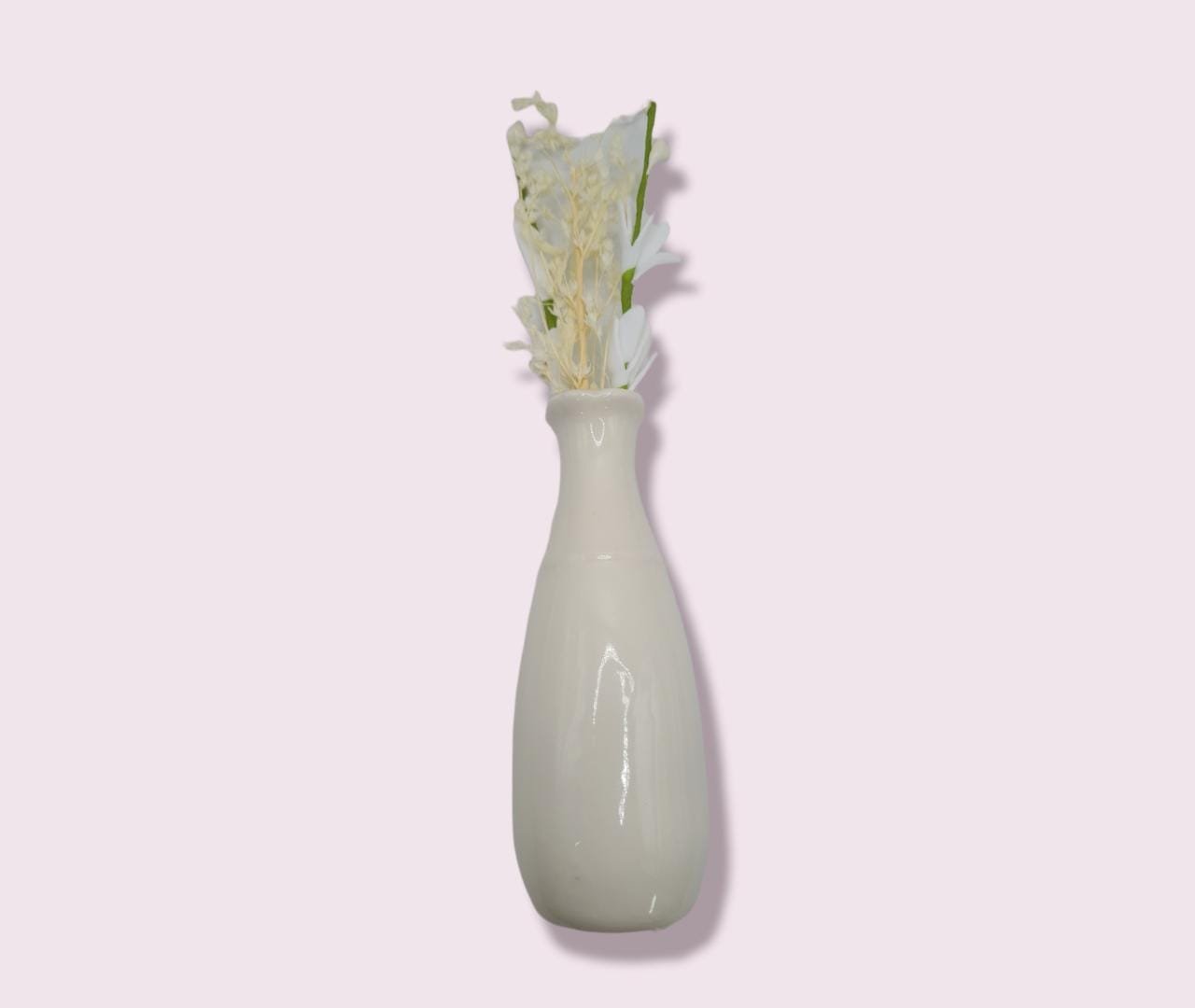 Vaso Floral Aromatizador de Ambiente Porcelana com Varetas:Branco - 4