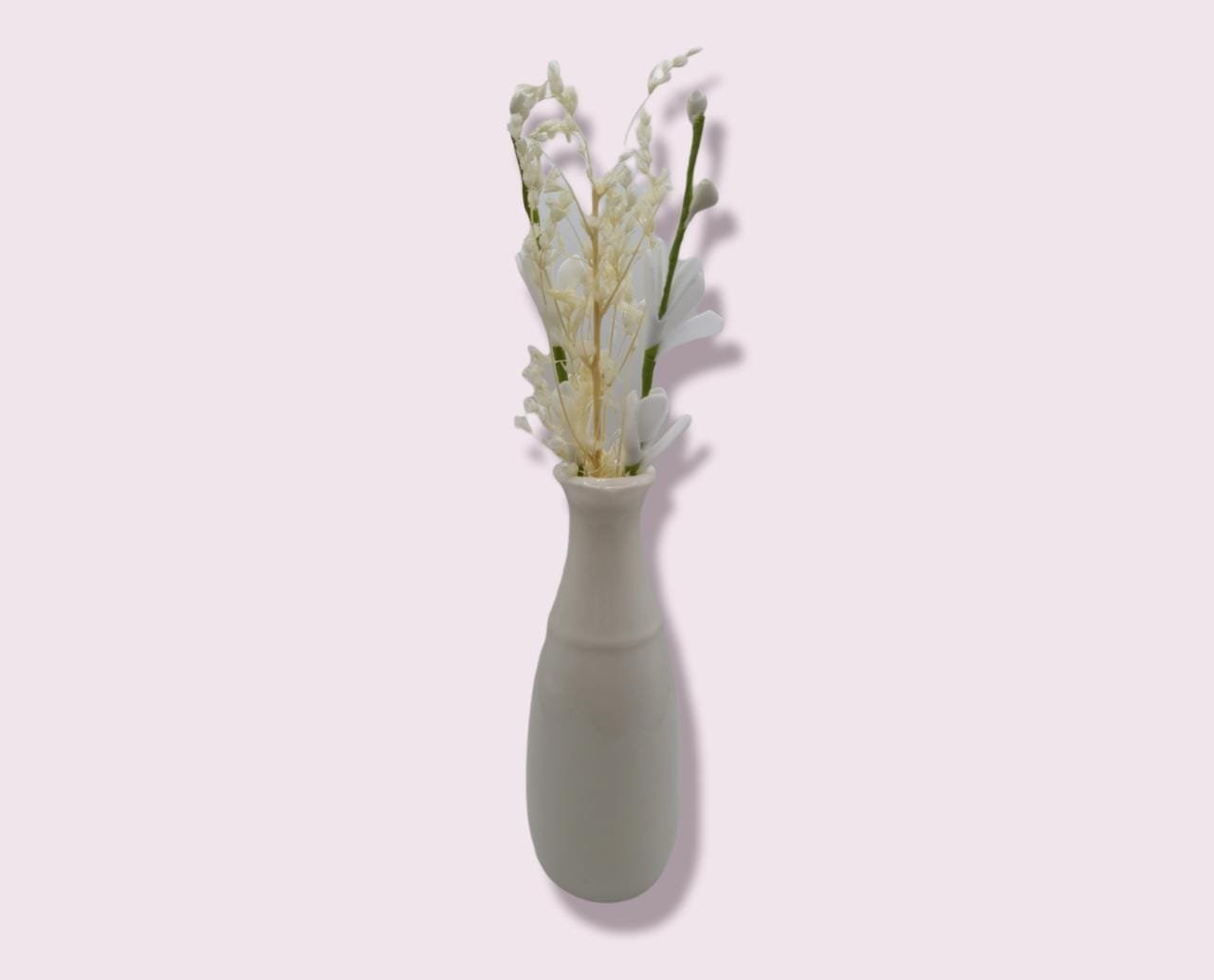 Vaso Floral Aromatizador de Ambiente Porcelana com Varetas:Branco - 2