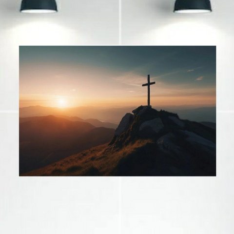 Quadro Decorativo Tela Canvas Religiosos Ref:qbre8 Lojall