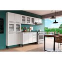 Ver imagem 4 de Cristaleira de Cozinha Paneleiro Gourmet 7039 C/ 6 Portas (2 C/ Vidro) 80cm Branco/preto - Bertolini